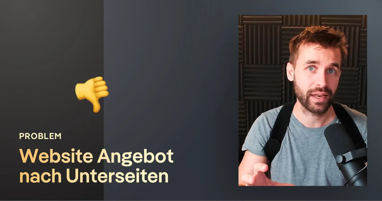 Warum du Webdesign nicht nach Unterseiten kalkulieren solltest