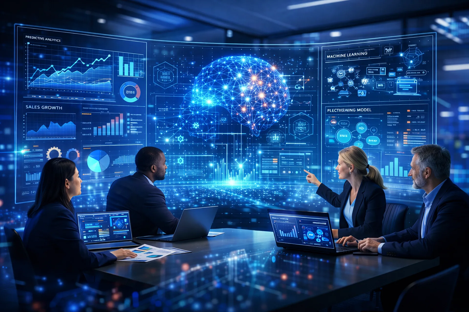 AI in Business Intelligence: Data Analytics and AI-Powered Business