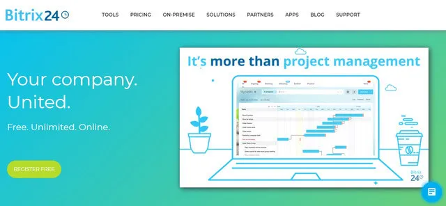 Bitrix24 project management platform