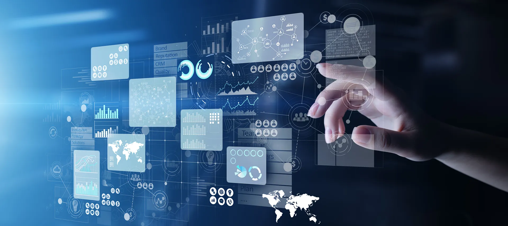 Analyst working with SEO performance metrics and rankings on screen — hero image for 14 SEO strategies in 2026