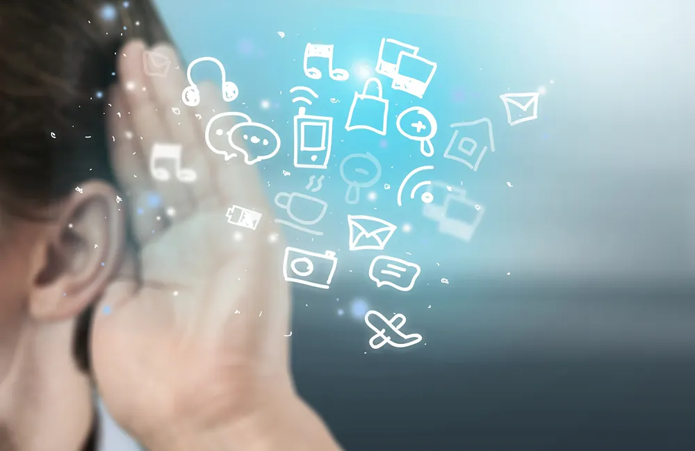 Social listening and brand monitoring analytics dashboard
