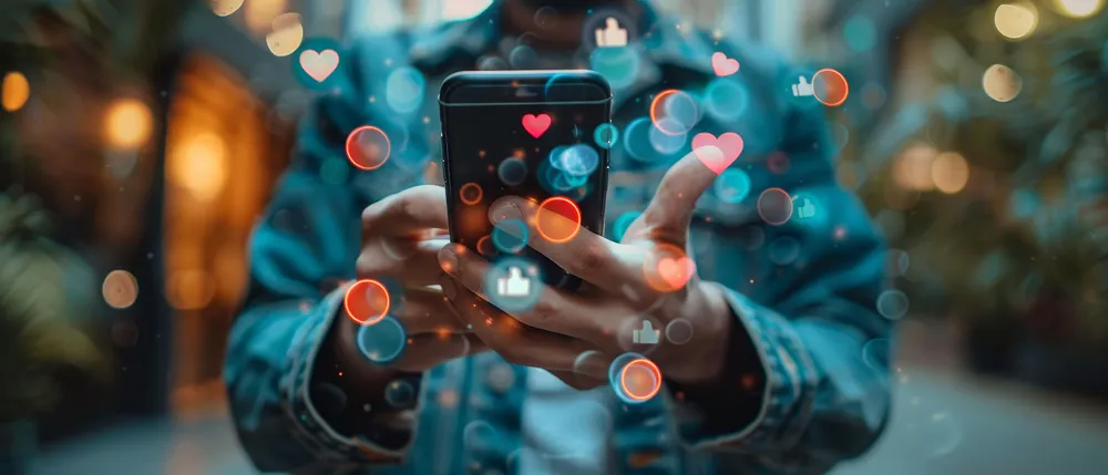 Community manager engaging with the online audience and building proactive brand presence