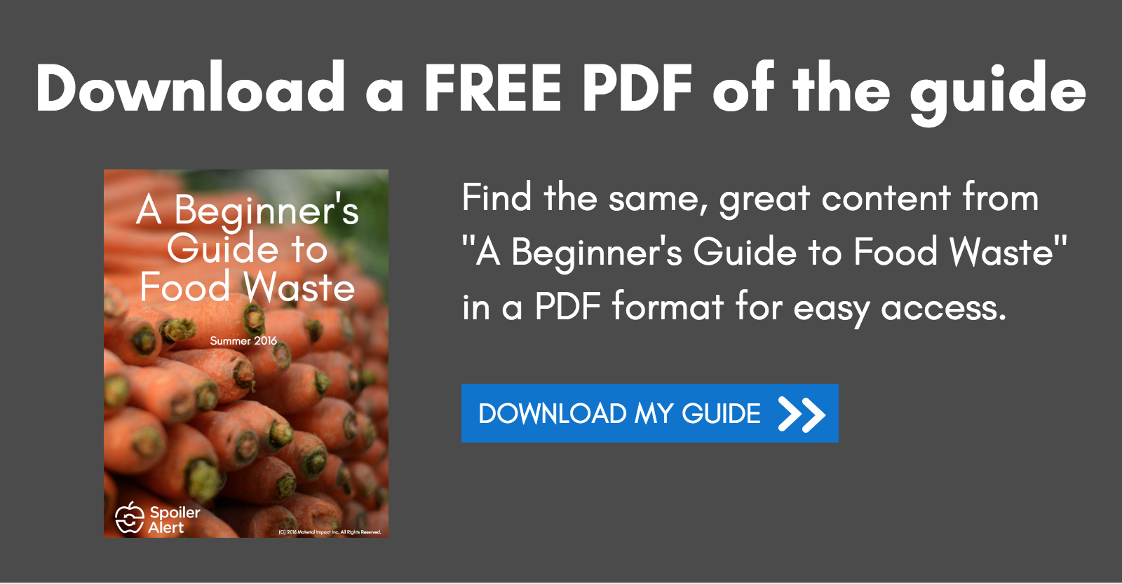 Download A Guide to Food Waste Spoiler Alert