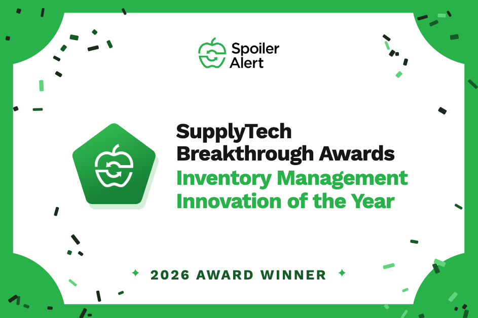 Spoiler Alert Named 2023 Top Tech Startup by Food Logistics, Supply & Demand Chain Executive