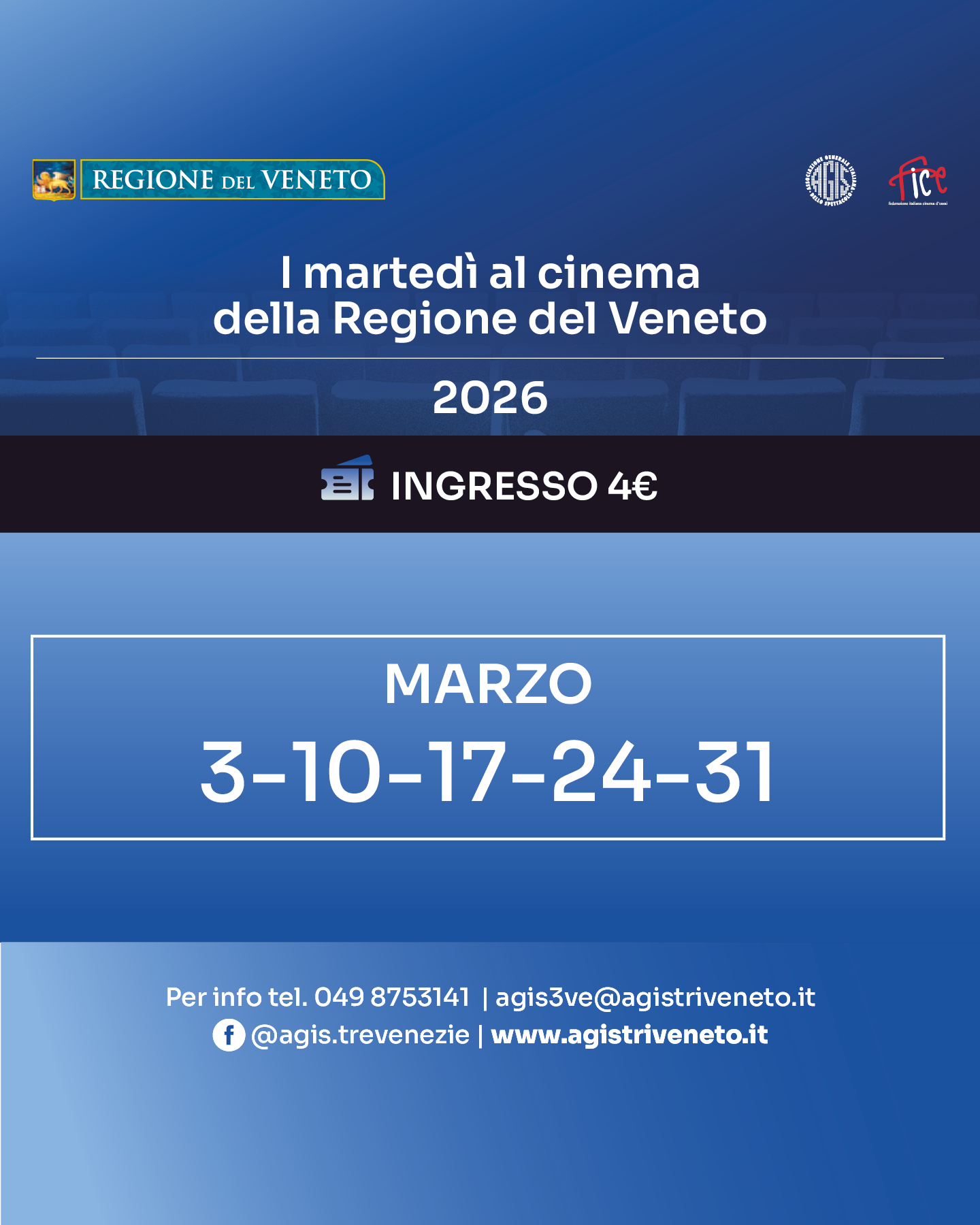 Film in programmazione al chiuso