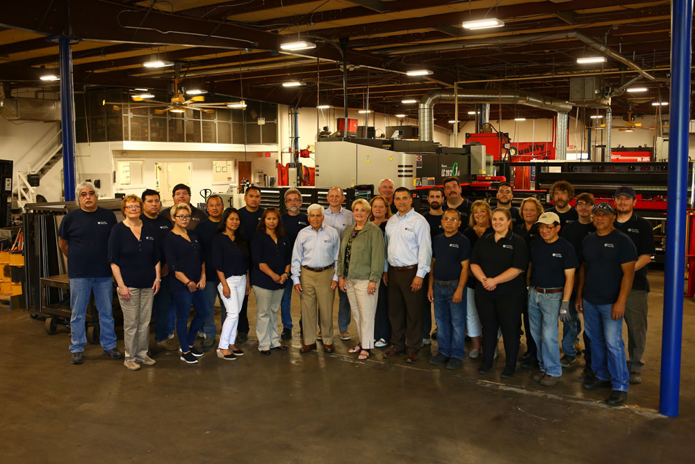 The Aldine Metal Products team in New Milford, Connecticut