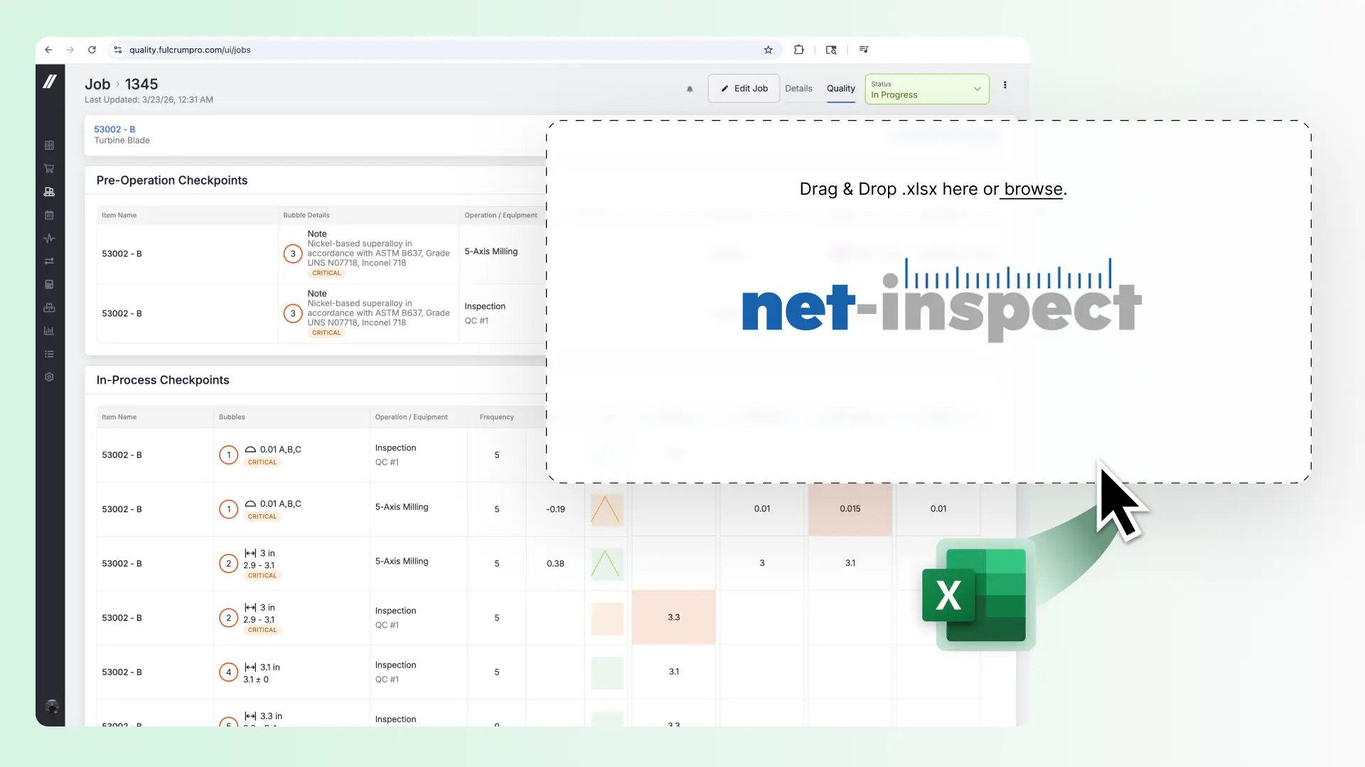 Export AS9102 FAIRs from Fulcrum Control to Net-Inspect