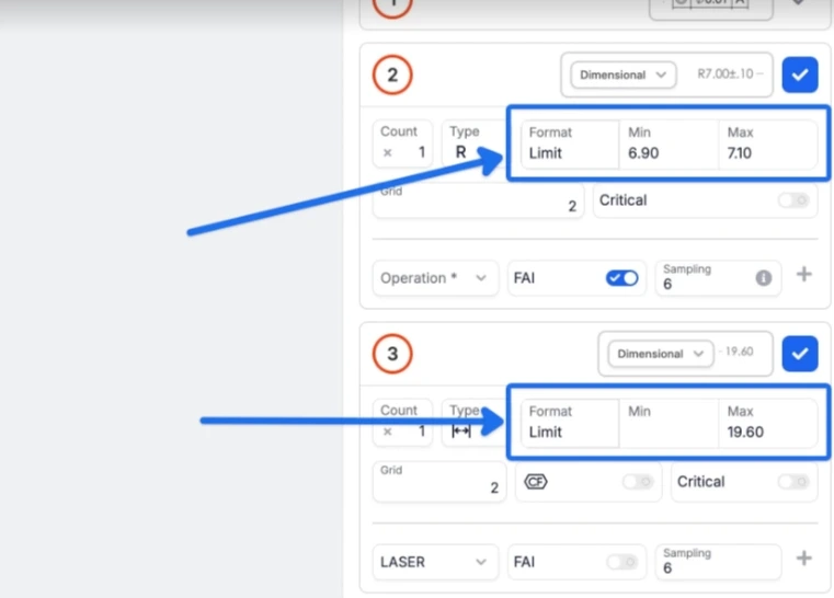Control: Bubble Reader Update: Unilateral Tolerances