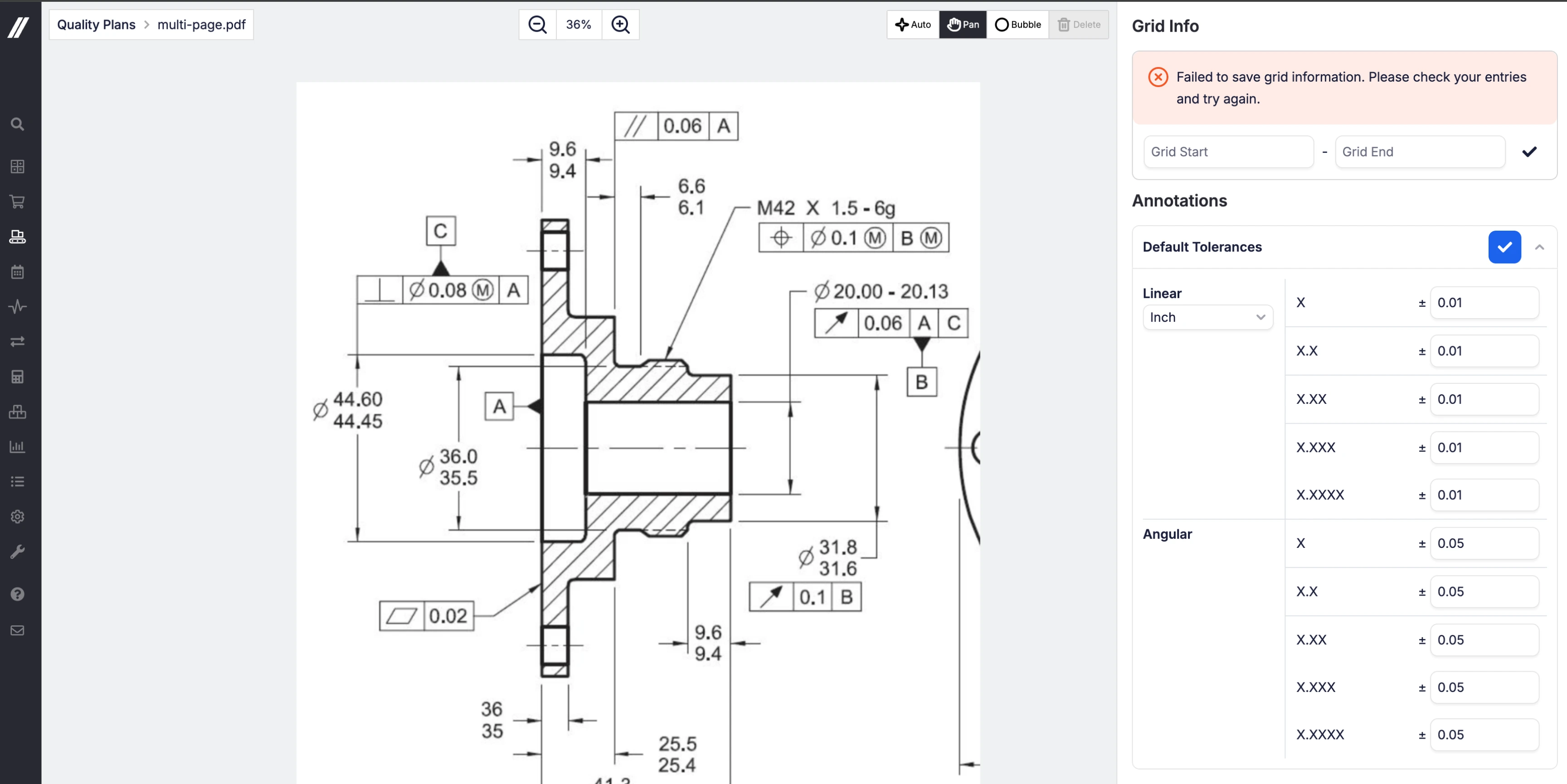 Control: Optional PDF Grids