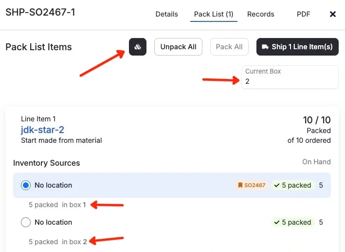 Packing & Shipping Improvements