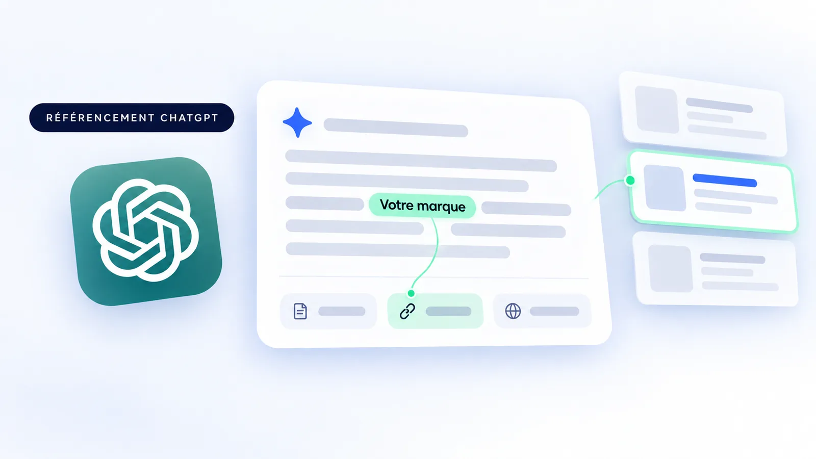 AI engine answer citing a brand among its sources, illustrating ChatGPT SEO