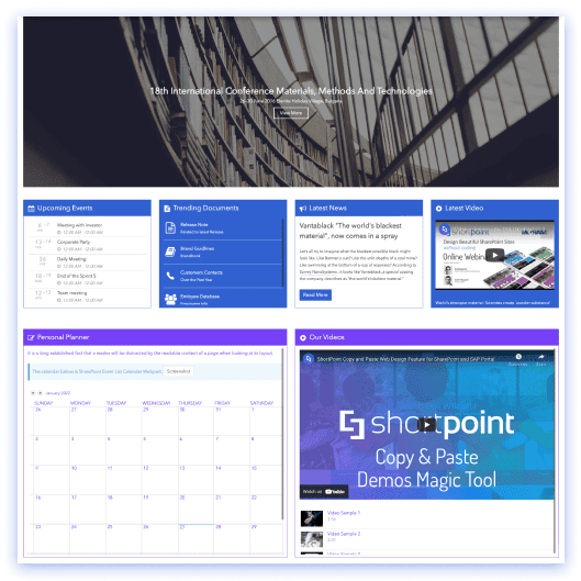 SharePoint Academic Events Template