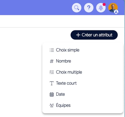 créer un attribut