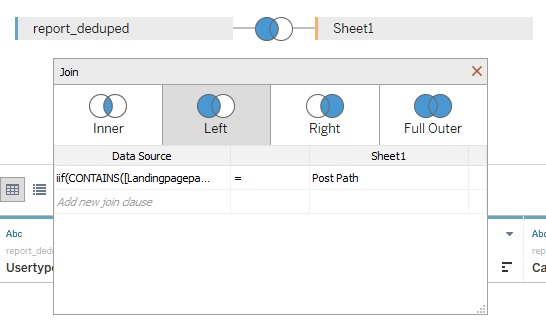 Tableau join example