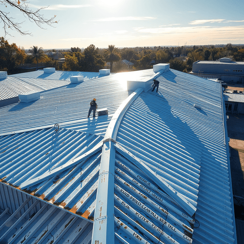 roof on building commercial and residential roofing restoration