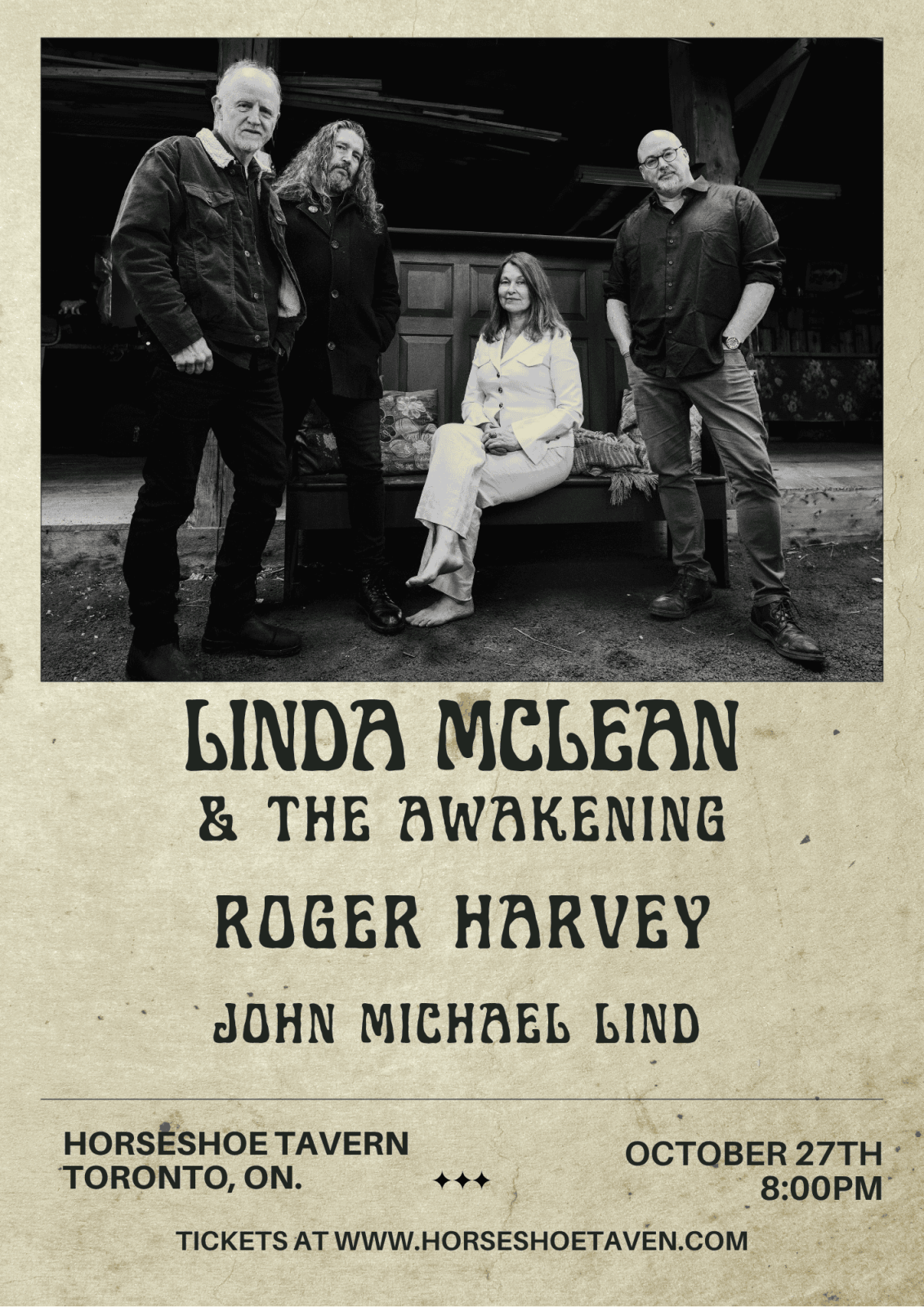 Linda McLean & The Awakening with Roger Harvey and John Michael Lind 