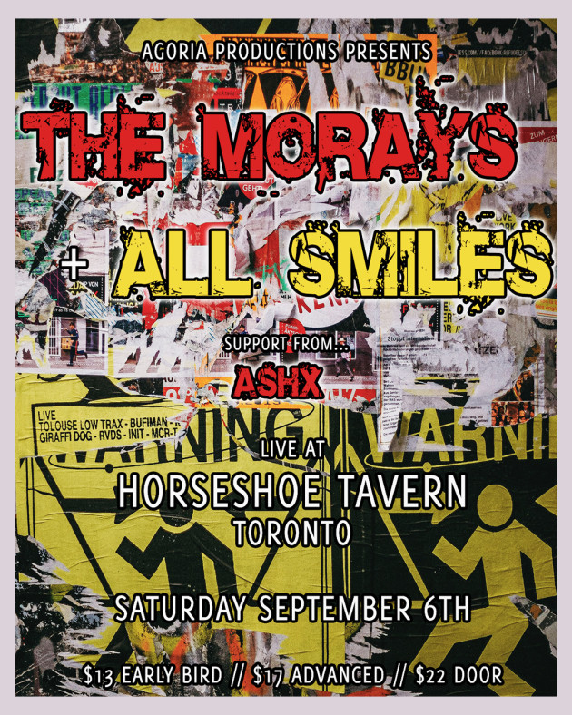 The Morays + All Smiles w/ ASHx