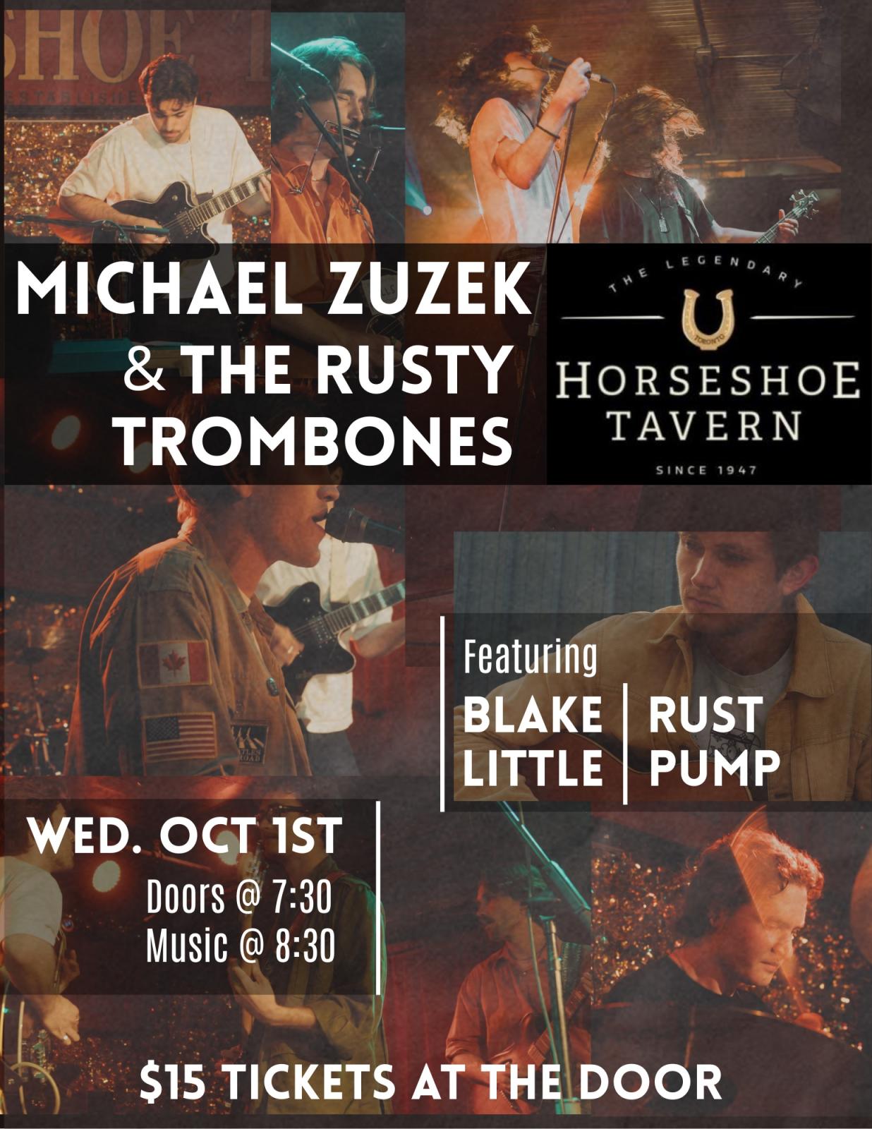 Michael Zuzek & the Rusty Trombones with Blake Little and Rust Pump
