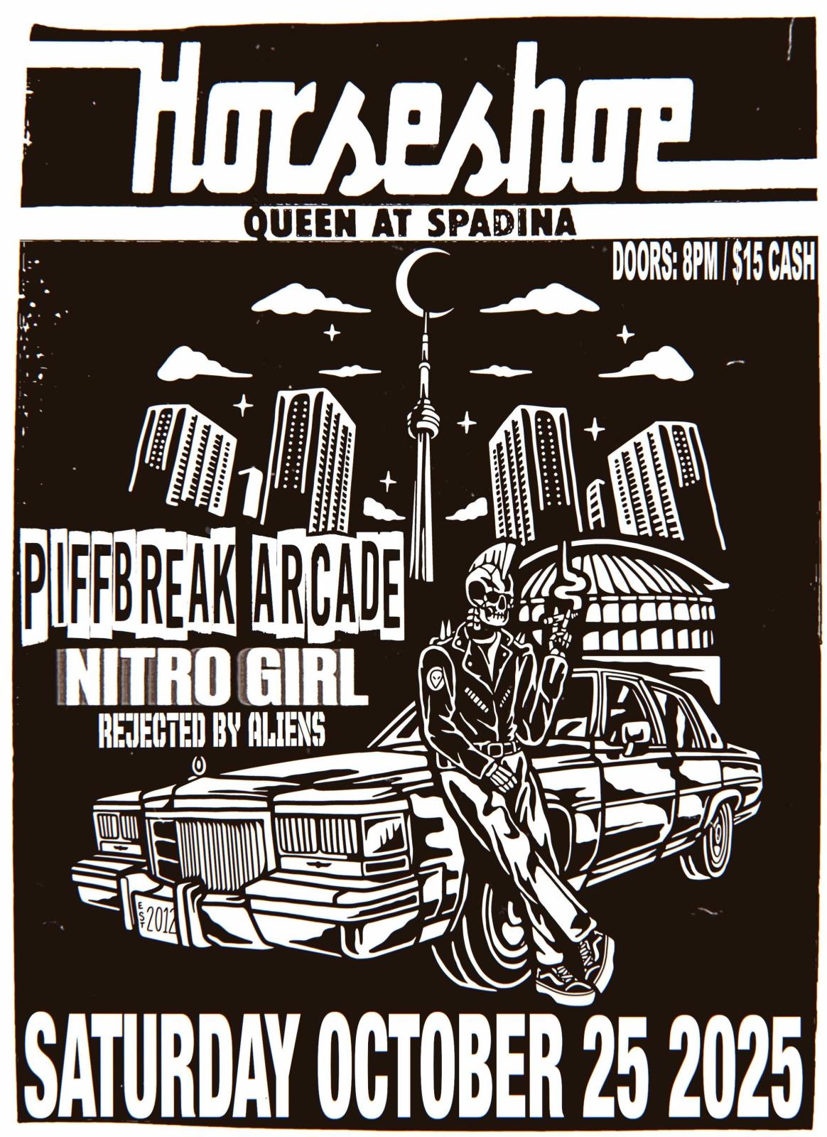 Piffbreak Arcade with Nitro Girl and Rejected by Aliens