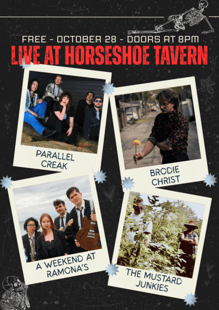 UNCOVERED: Parallel Creak | Brodie Christ | A Weekend at Ramona's | The Mustard Junkies