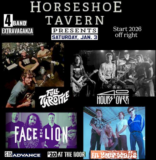 Full Throttle | 40 Hours Over | Face the Lion | In Your Walls