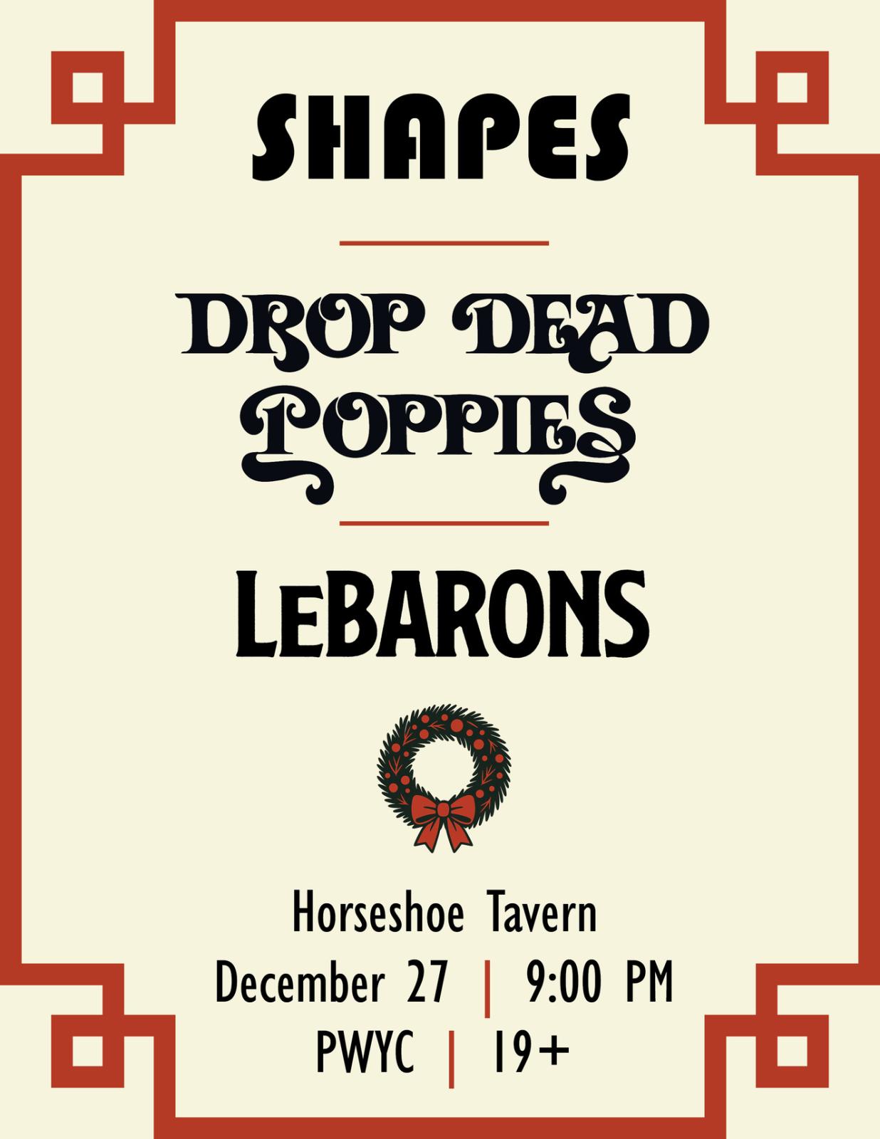 Shapes | Drop Dead Poppies | LeBarons