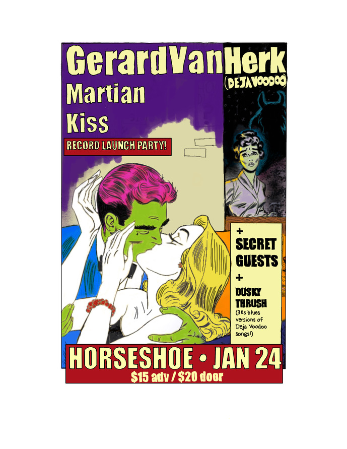 Gerard Van Herk of Deja Voodoo Album Release