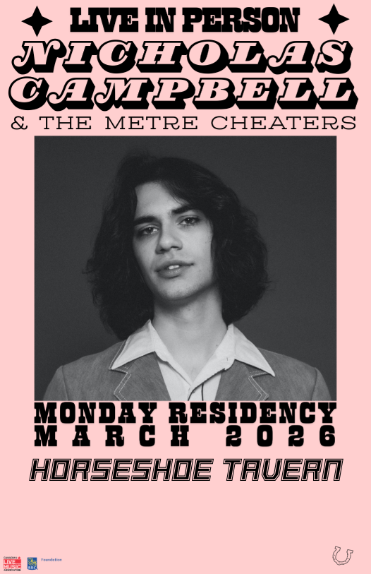 MARCH RESIDENCY: Nicholas Campbell & the Metre Cheaters