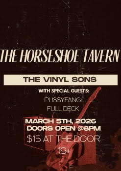 The Vinyl Sons with pussyfang and Full Deck