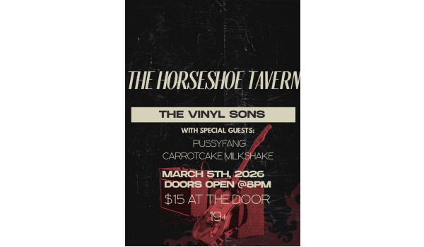 The Vinyl Sons with pussyfang and Carrotcake Milkshake