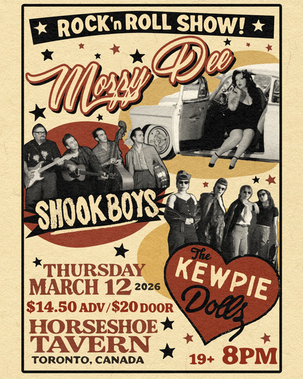 Mozzy Dee with The Shook Boys and The Kewpie Dolls