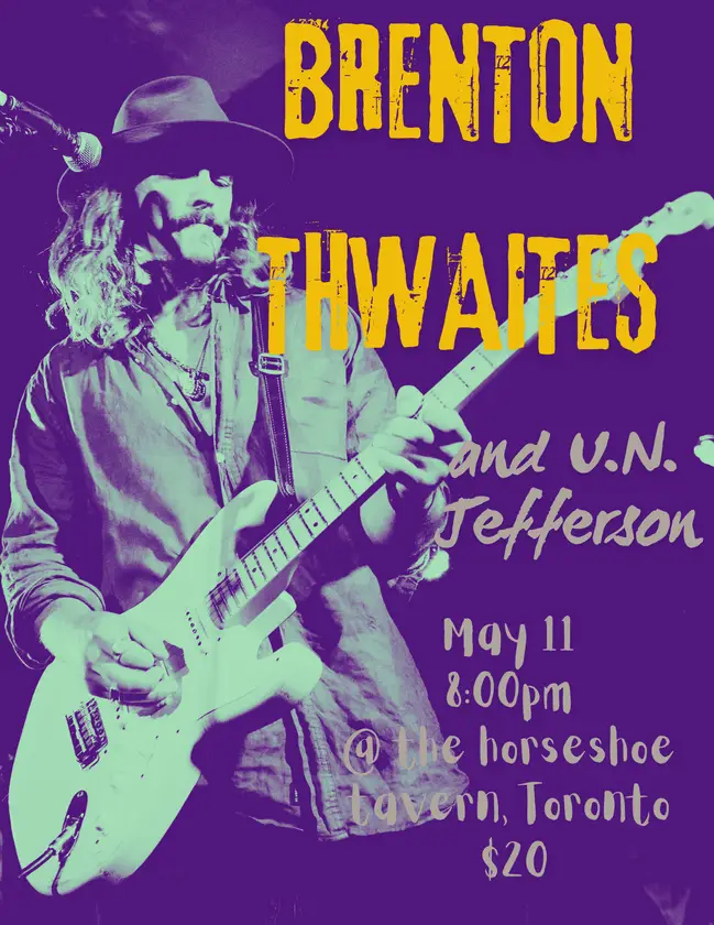 Brenton Thwaites with U.N. Jefferson