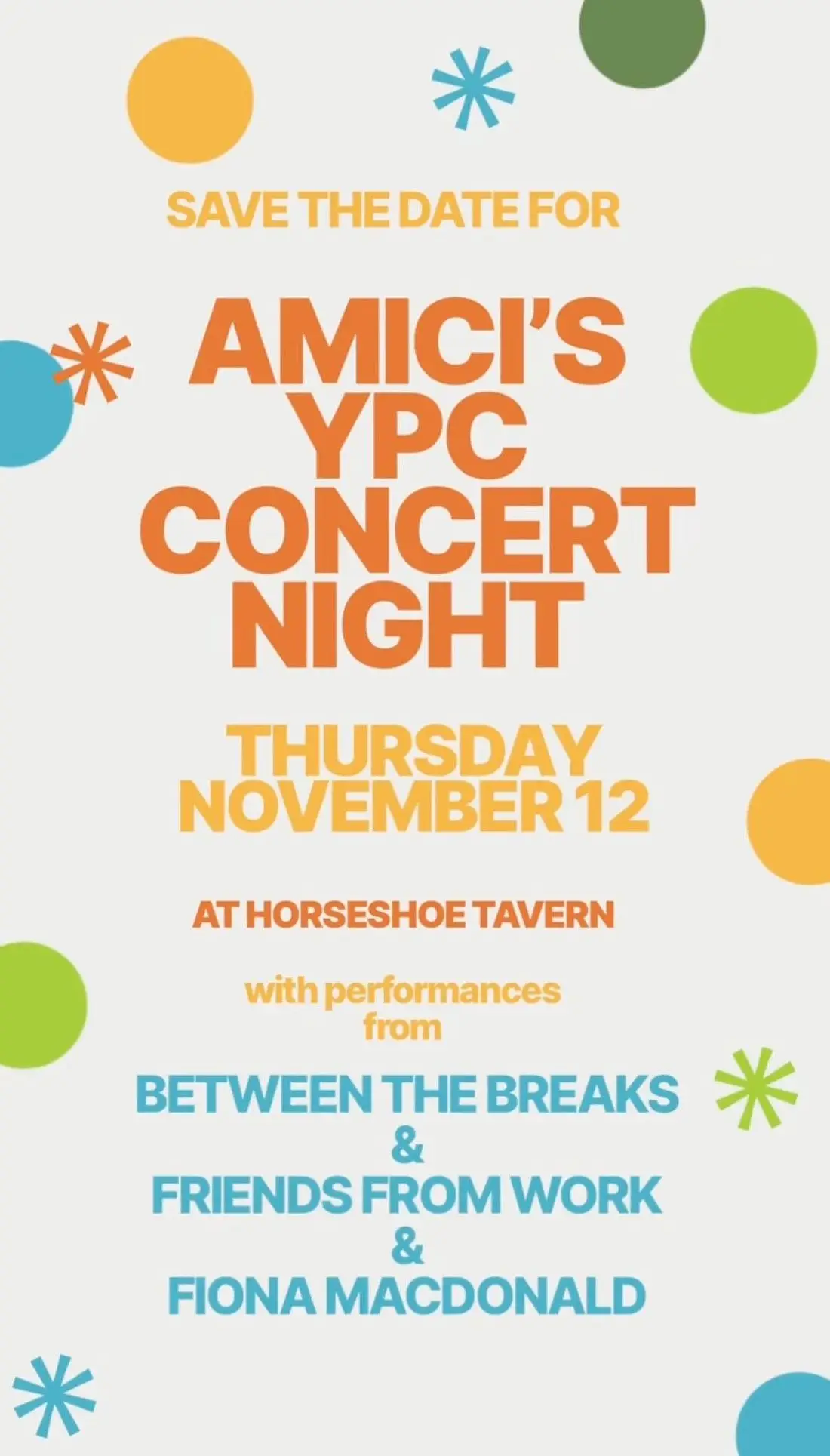 AMICI's YPC CONCERT NIGHT
