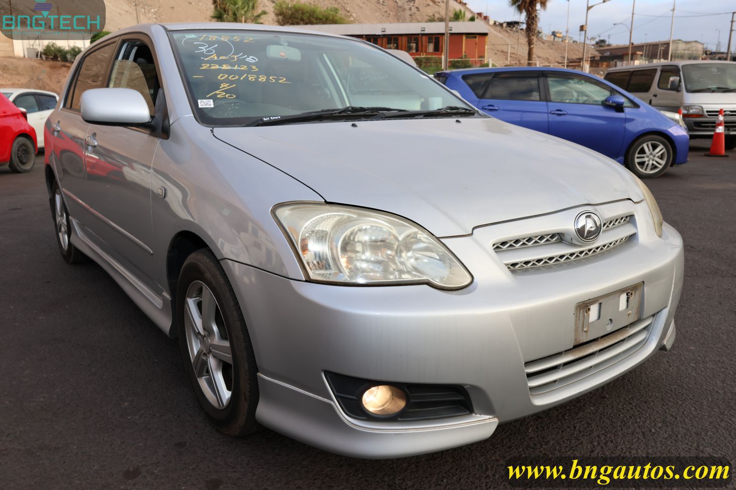 TOYOTA ALLEX 6TA, AÑO 2004, MOTOR 1.88 2ZZ, CAJA MECANICA, SOLO 77.123 KM