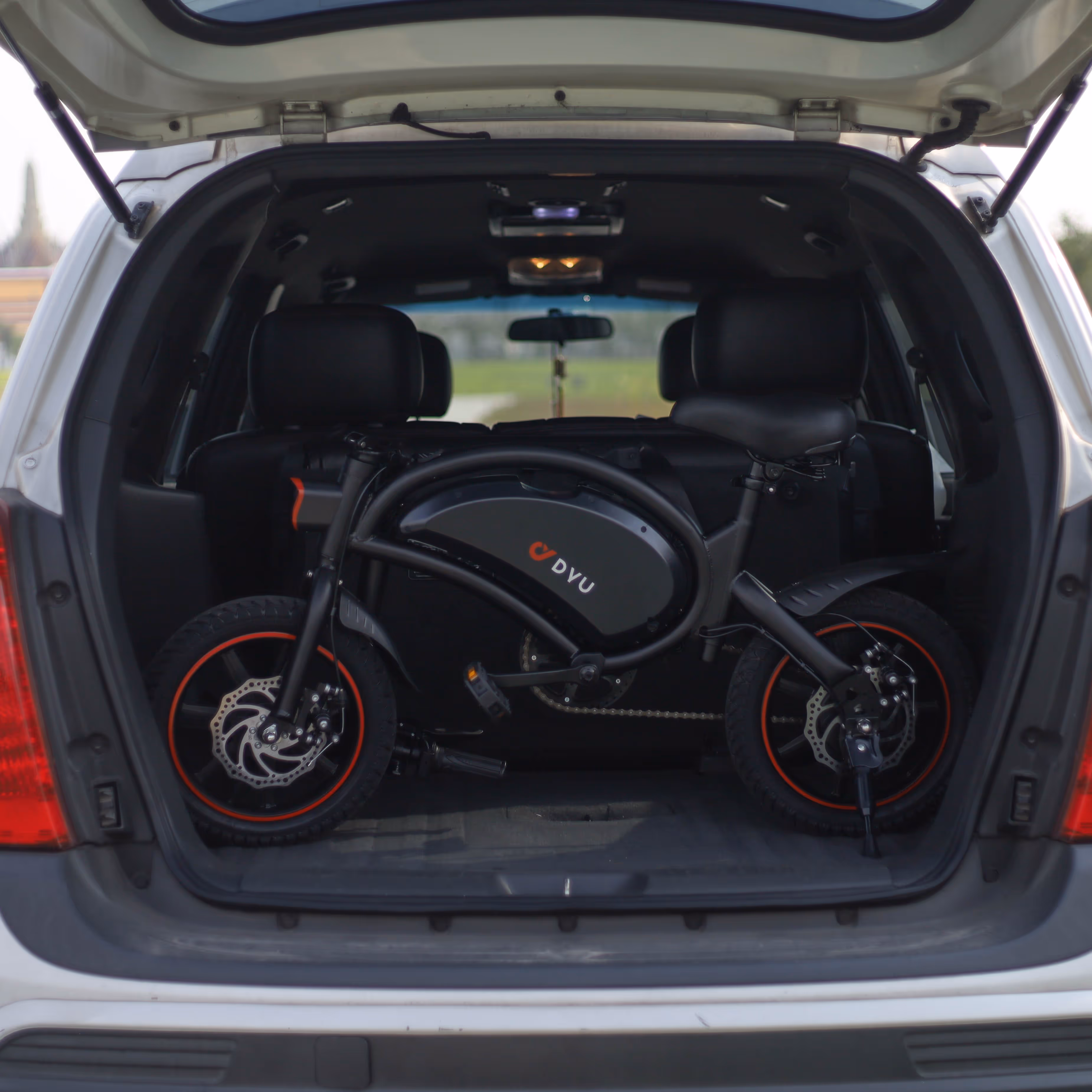 ขนาดจักรยานพับไฟฟ้า รุ่น DYU D3f