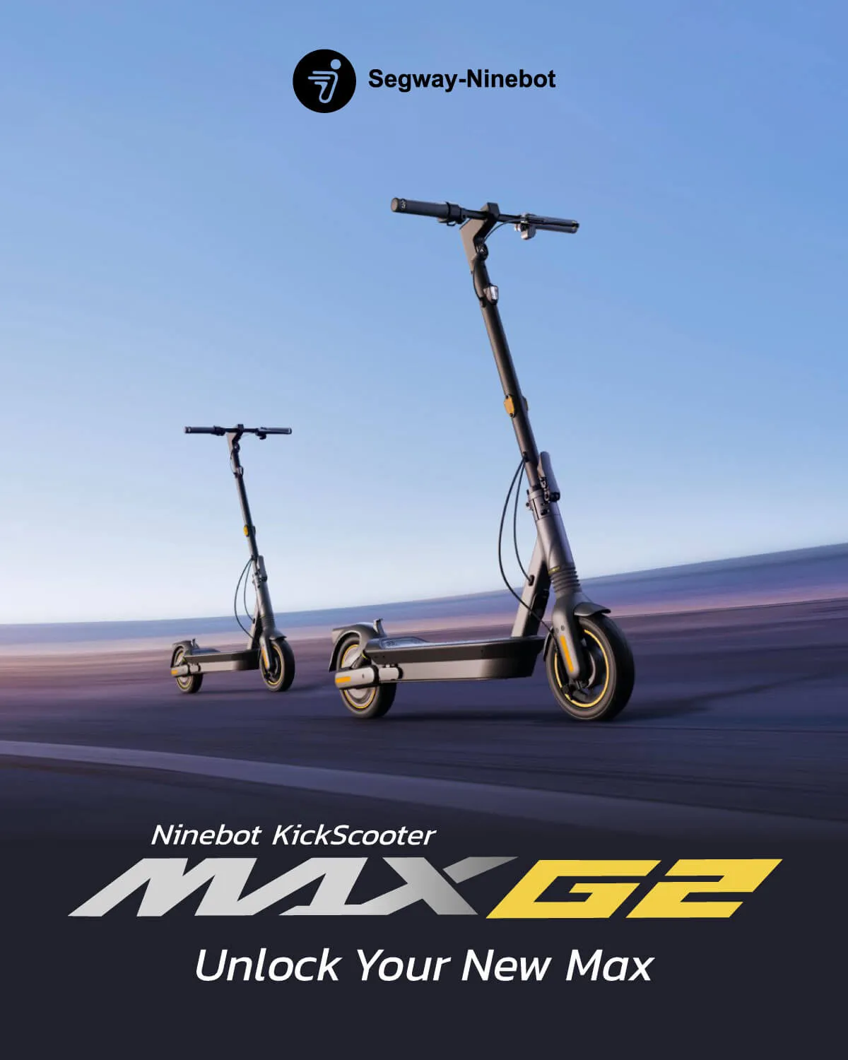 สกู๊ตเตอร์ไฟฟ้ารุ่น Ninebot Kickscooter MAX G2