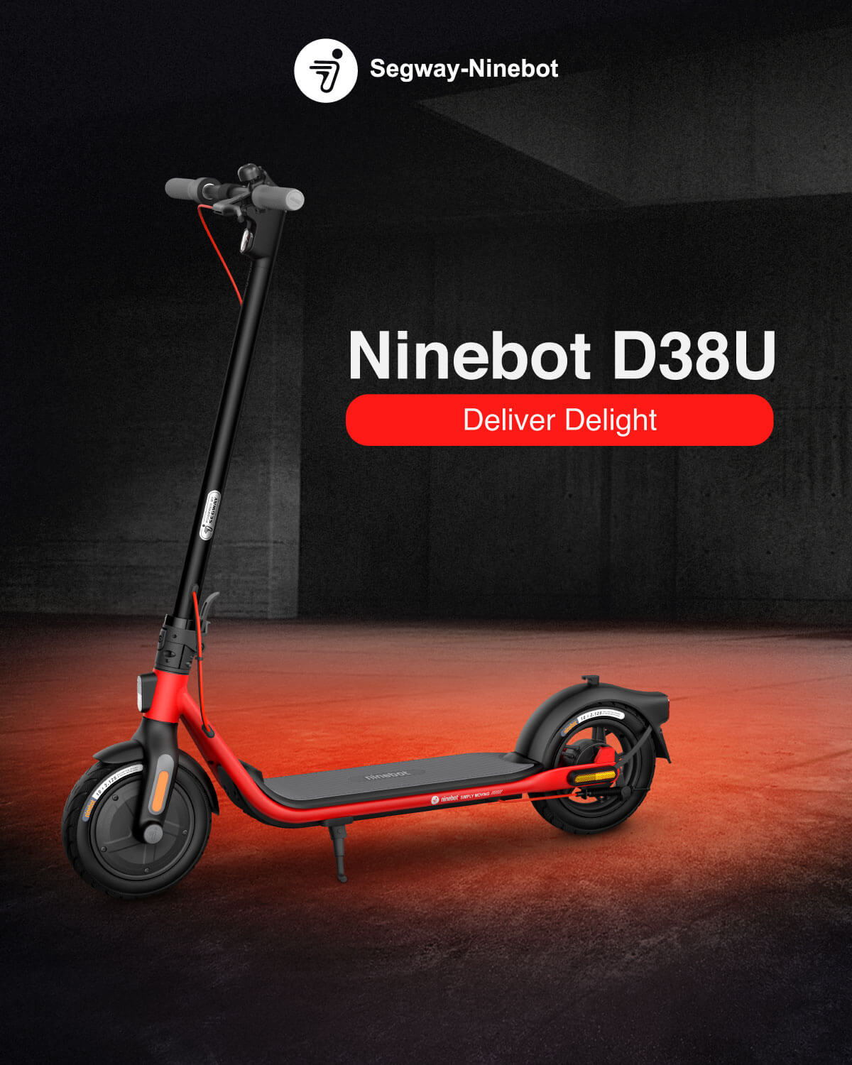 สกู๊ตเตอร์ไฟฟ้ารุ่น Ninebot Kickscooter D38U
