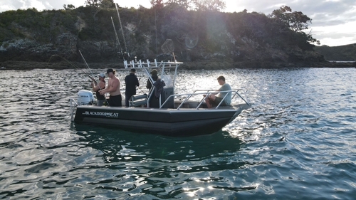 595 Centre Console on the water