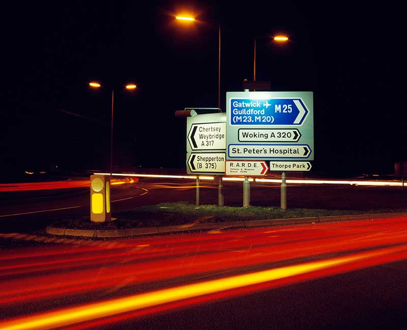 Motorway signs