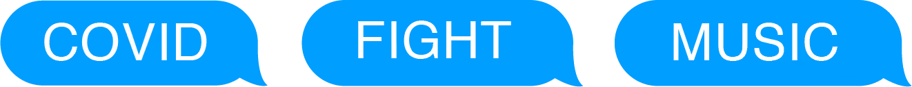 Example codes: covid, fight, music