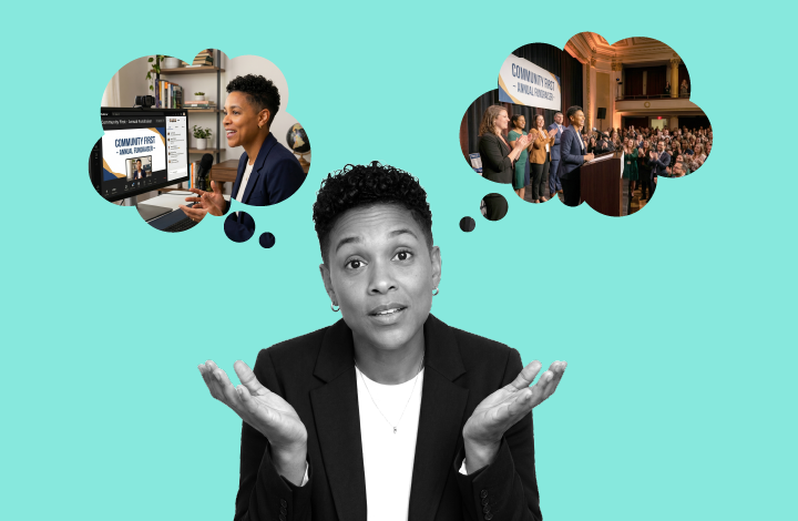 Virtual fundraising events vs. in-person fundraising events: how to choose the right format