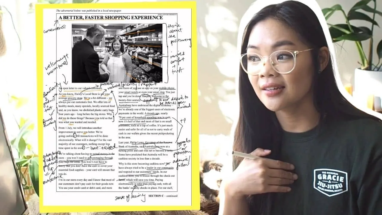 VCAA 2019 Analysing Argument | Language Analysis