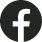 Facebook logo icon in gray circle.