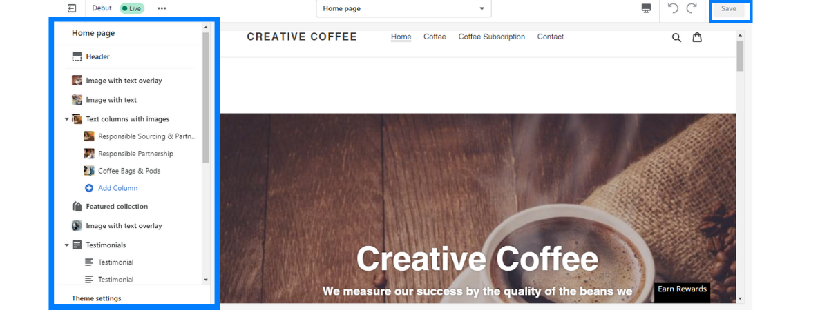 Shopify themes - How to create Shopify home page