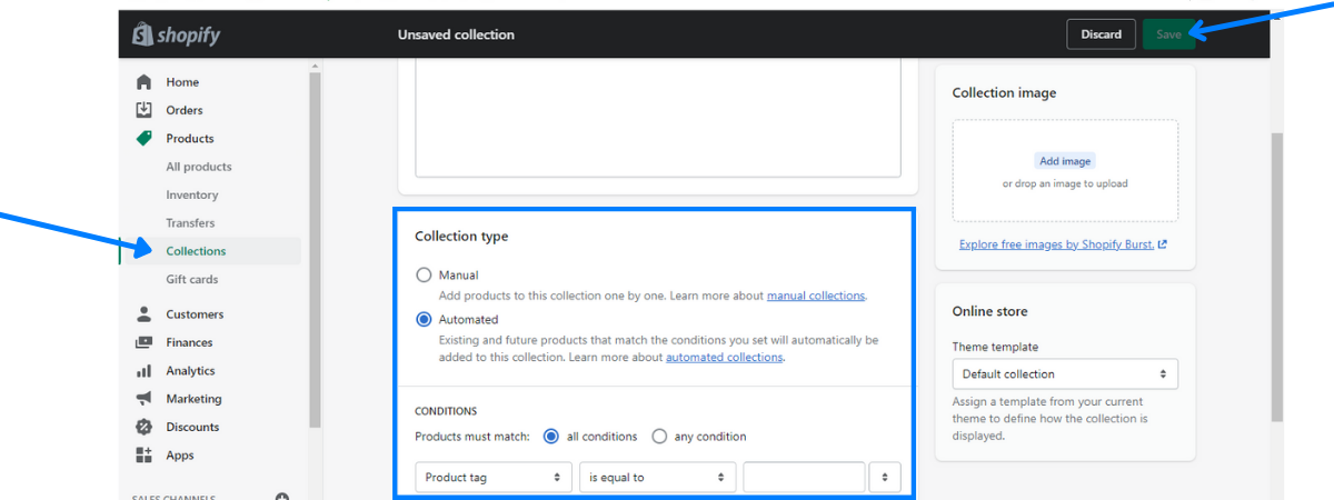 How to create Shopify  Collection Page