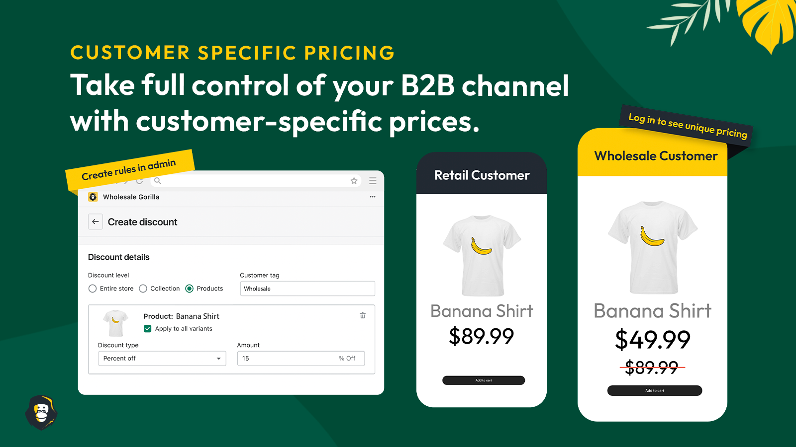 Customer specific prices