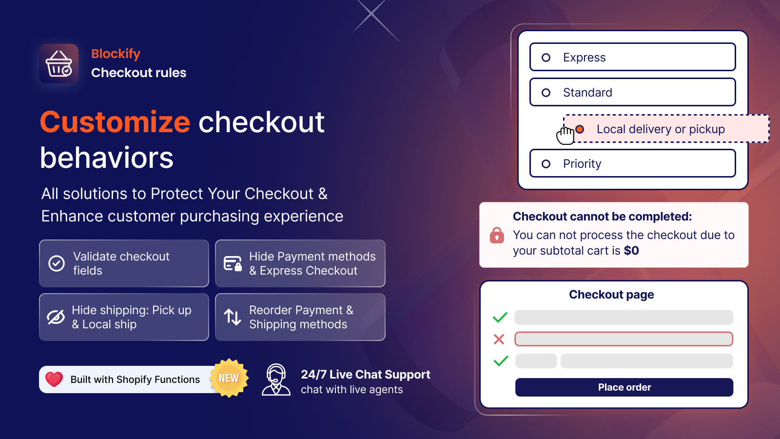 Introduction to Checkout Rules