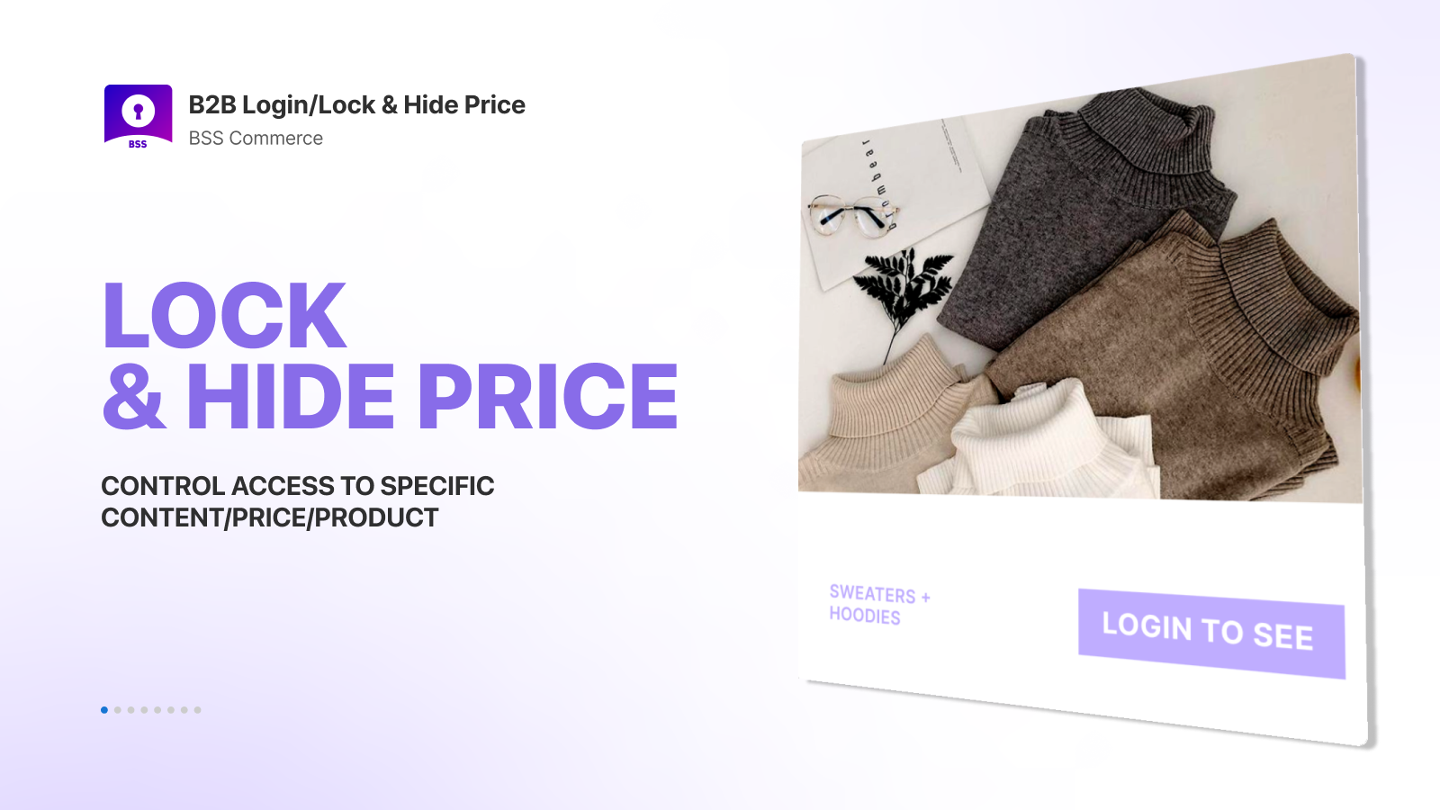  Restrict access with B2B login, lock page with password protect