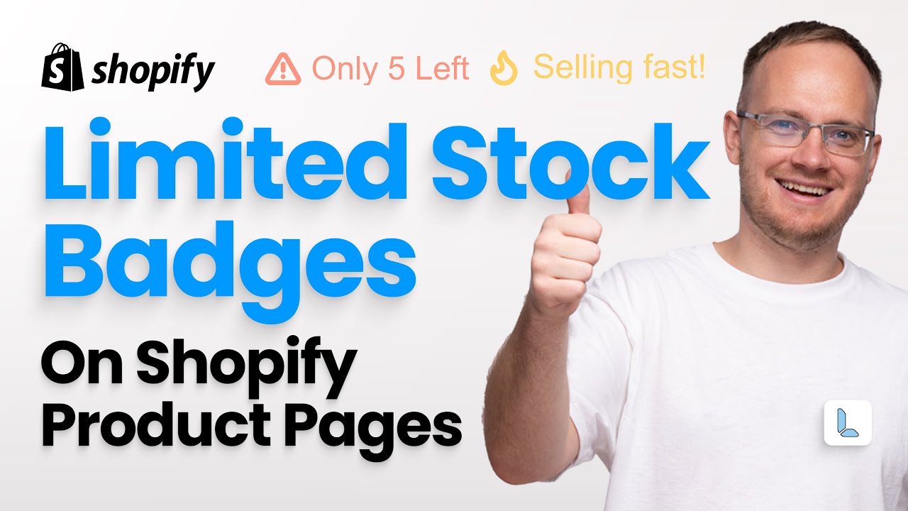 Limited stock badges creating urgency on a Shopify product page