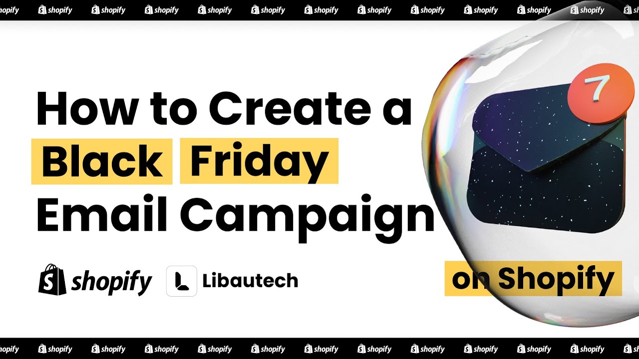 Creating a Black Friday email campaign on Shopify